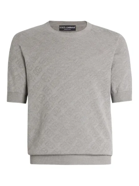 Tricou Dolce & Gabbana scurt gri