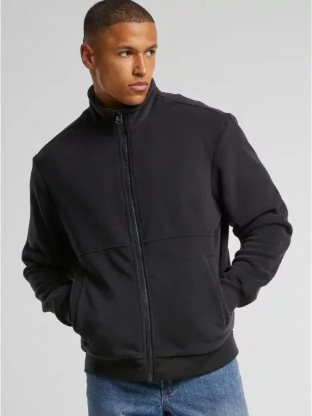Geacă Urban Classics din fleece negru