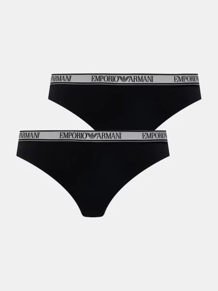 Emporio Armani Underwear tanga černé
