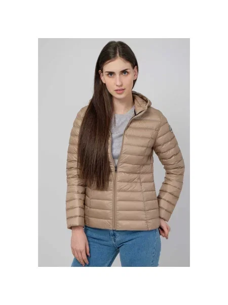 Jott Down Jacket Light CLOE Hoodie Kobiety Kurtki Jott Jasnobrązowy Size: S brązowa