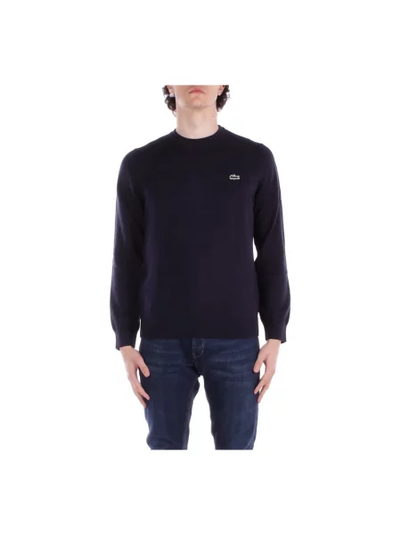 Lacoste Swetry Mężczyzna Niebieski S Niebieski Sweter czarny