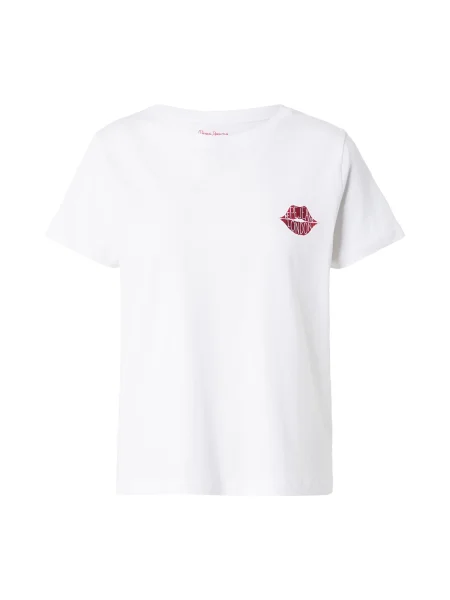 Tricou Pepe Jeans scurt alb