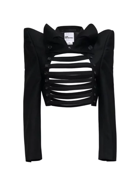 Geacă Noir Kei Ninomiya cu bretele negru