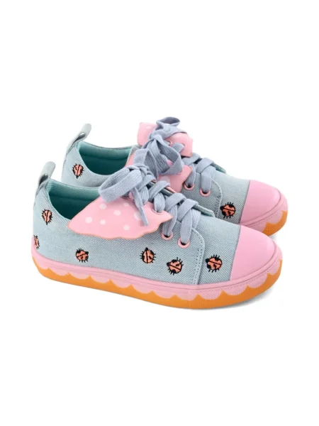 Sneakersy dziecięce Stella Mccartney niebieskie