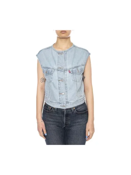 Levi's® Kamizelka Dżinsowa blau niebieska