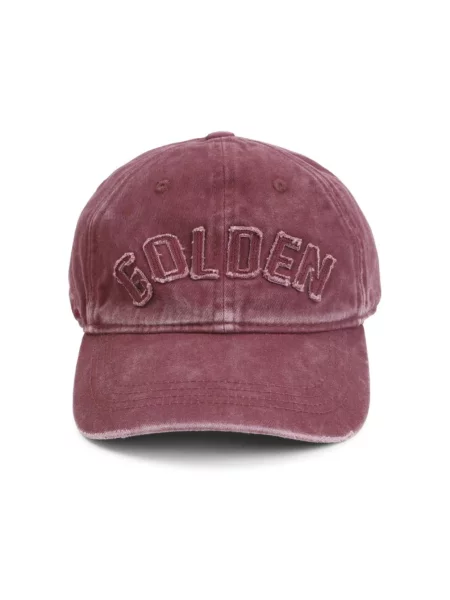 Czapka z daszkiem Golden Goose czerwona