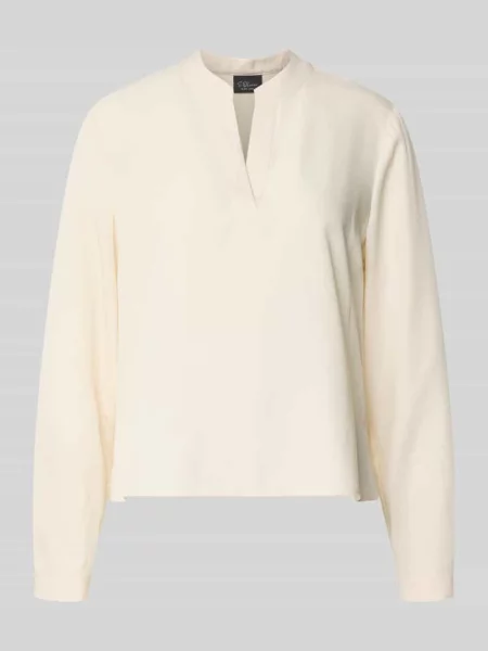 Tunika o kroju regular fit z mieszanki modalu S.oliver Black Label biała