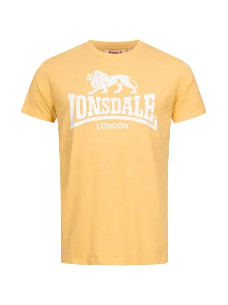 LONSDALE Tricou St. Erney galben pastel alb