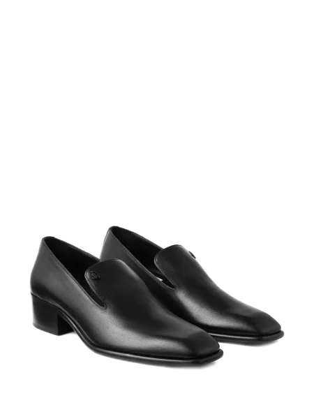 Pantofi loafer Jimmy Choo din piele negru