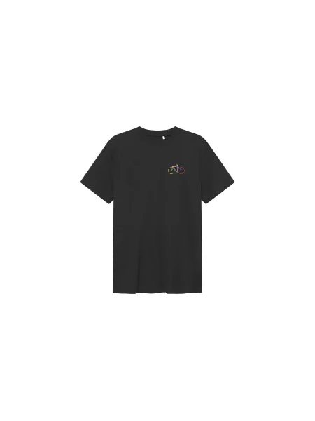 Dedicated T-shirt Stockholm Small Paper Cut Bike Black Mężczyźni Koszulki Dedicated Size: XL czarny