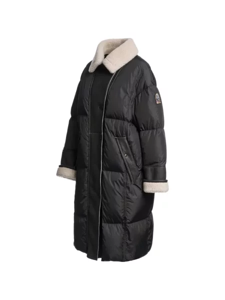 Haină din piele de oaie Parajumpers negru