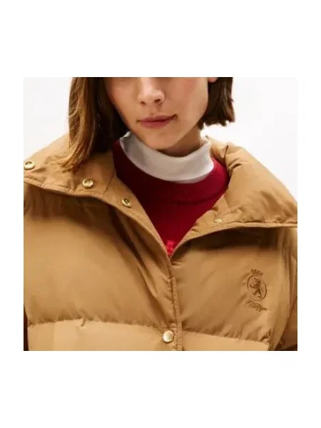 Bunda Tommy Hilfiger hnědá