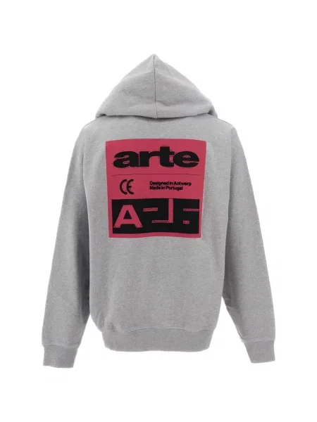 Hoodie Arte Antwerp με σχέδιο με κορδόνι γκρι