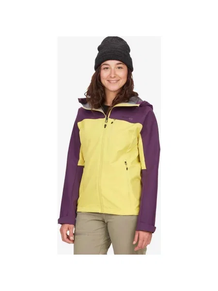 Kurtka z kapturem Marmot ROM GORE-TEX Infinium Liliowo-Żółta S żółta