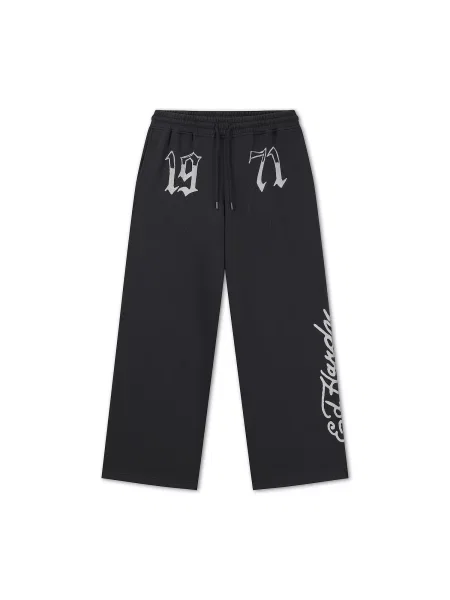 Ed Hardy Pantaloni negru alb