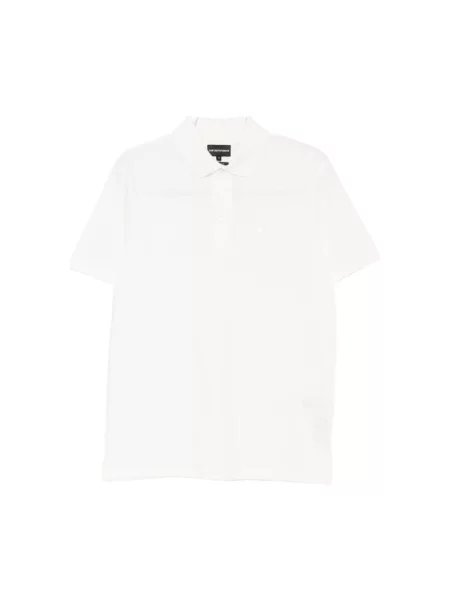 Koszulka polo Emporio Armani biała