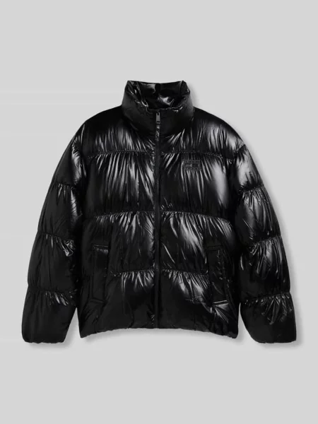 Tommy Jeans Kurtka puchowa Shiny czarny