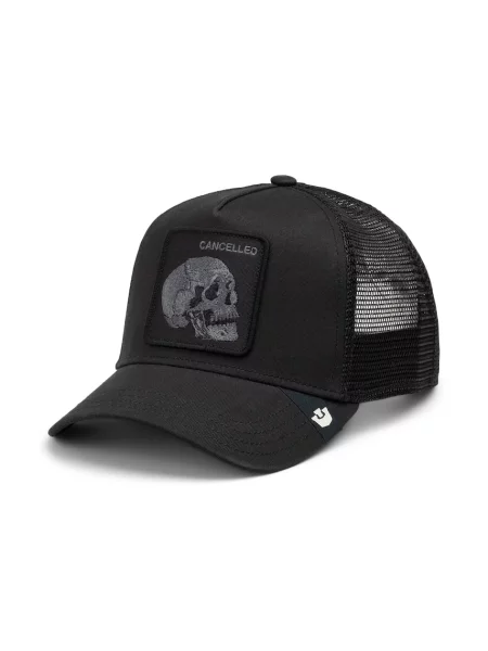 Goorin Bros czapka z daszkiem trucker Tonal Skull czarna
