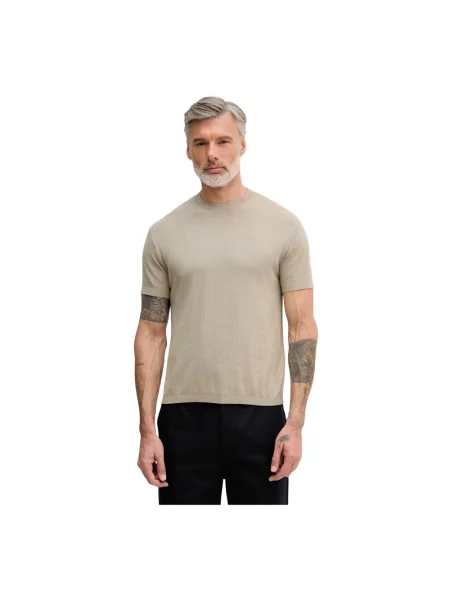 Koszulka Armani Exchange beżowa