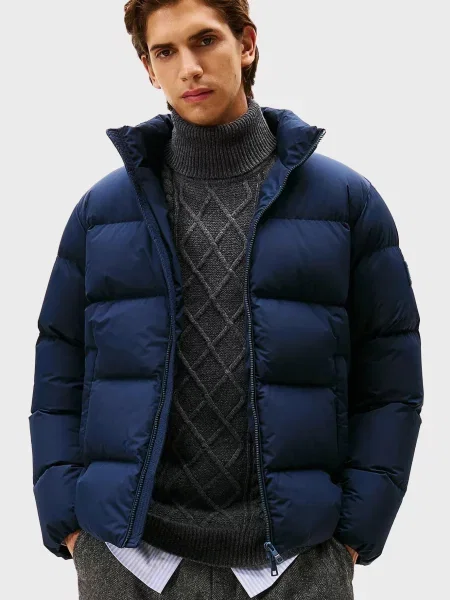 Пуховик Tommy Hilfiger синий