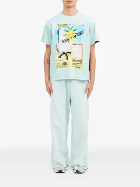 Tričko Mm6 Maison Margiela modré