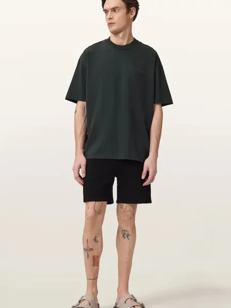 AllSaints t-shirt XANDER szara