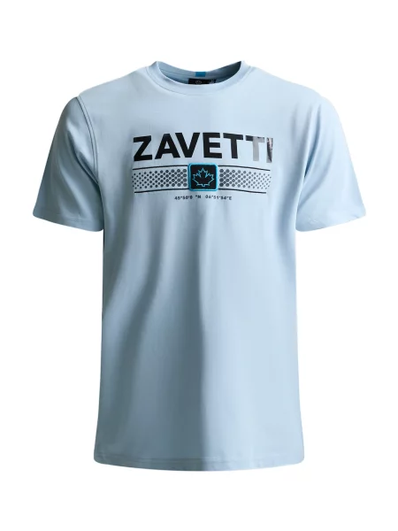 Zavetti Canada Tričko VIARELLO světlemodrá černá