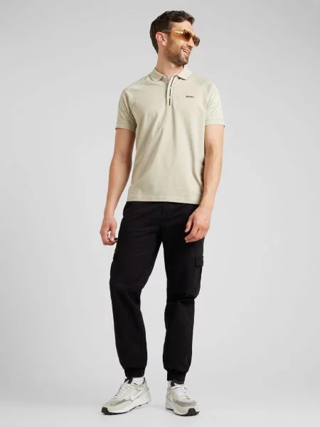 BOSS Tricou Paddy 2 bej deschis negru