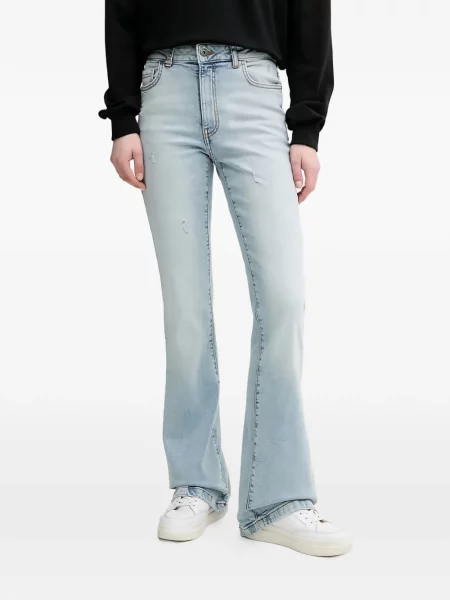 Jeansy dzwony Benetton dzwony niebieskie