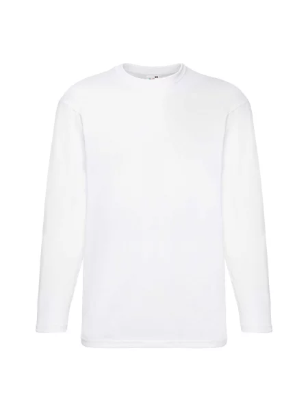 Тениска с дълъг ръкав Fruit Of The Loom бяло
