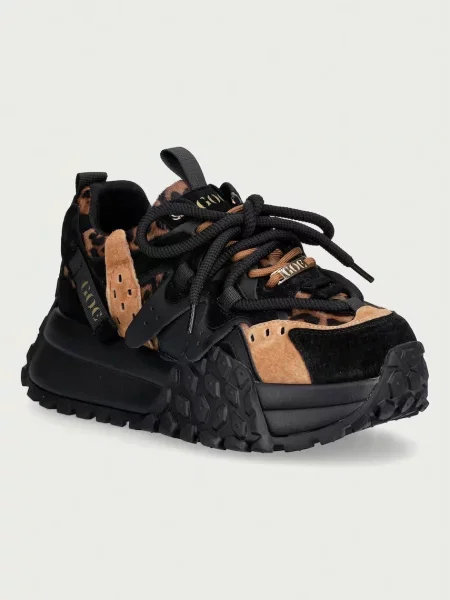 Goe sneakers pentru femei din piele negru