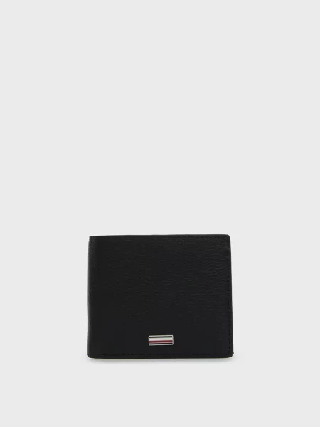 Кожаный кошелек Tommy Hilfiger черный