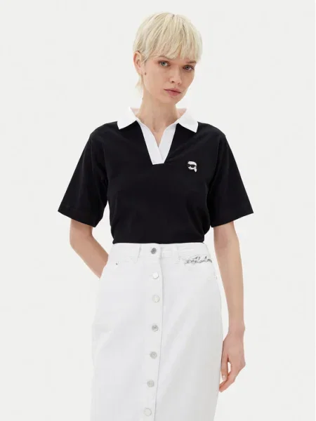 Тениска Karl Lagerfeld черно