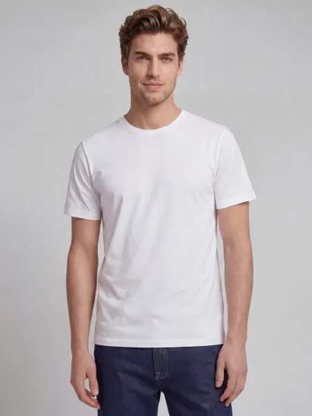 JJ Rebel Tricou JREBCREST' alb