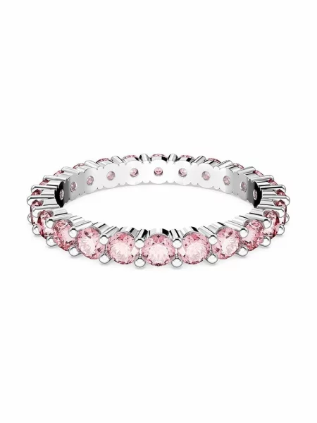 Пръстен Swarovski MATRIX розово