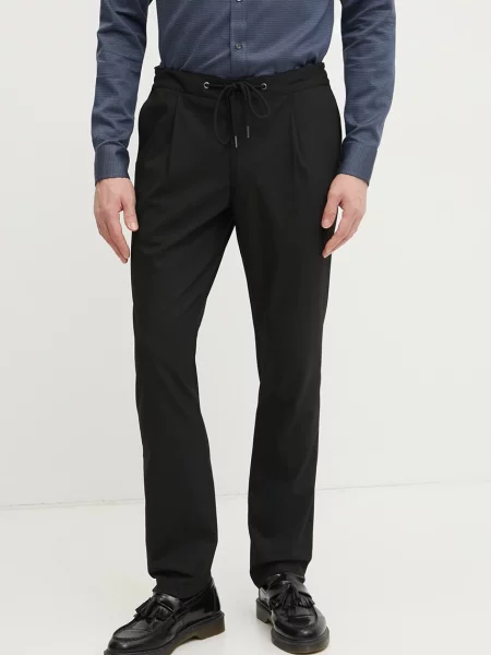 Michael Kors pantaloni barbati cu fason chinos negru