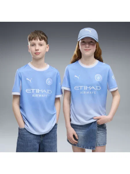 PUMA Młodzieżowa koszulka domowa Manchester City Akcesoria niebieski