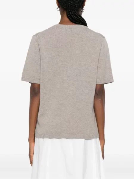 Tricou Soft Goat tricotate cu decolteu rotund