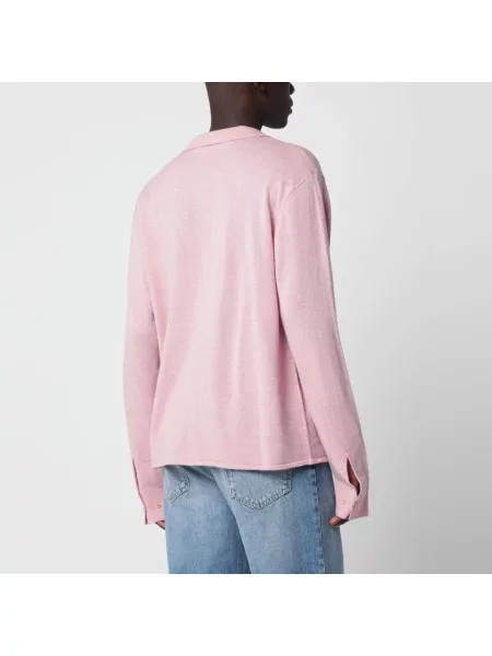 Sweter Séfr wełniany różowy