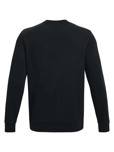 Mikina Under Armour Essential Fleece Crew černá/bílá černá