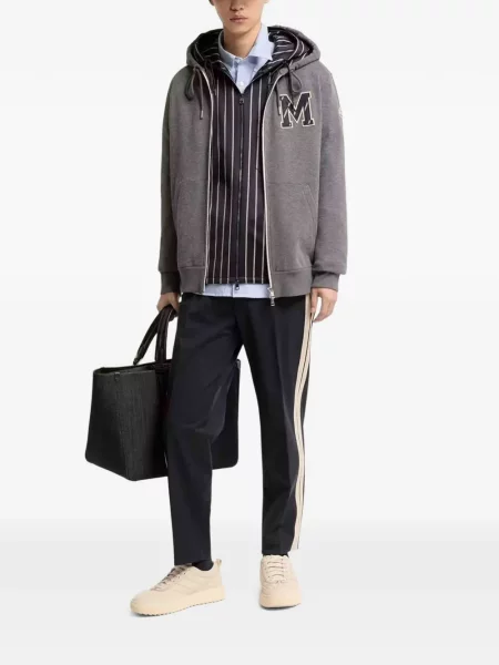 Csíkos nadrág Moncler kék