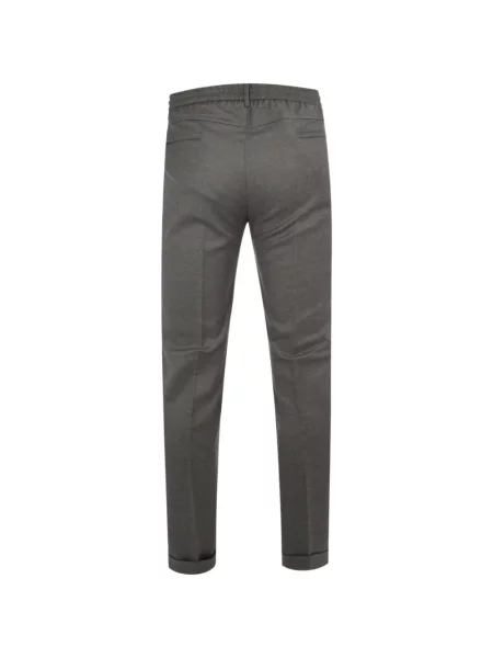 Pantaloni Luciano Barbera cu cordon gri