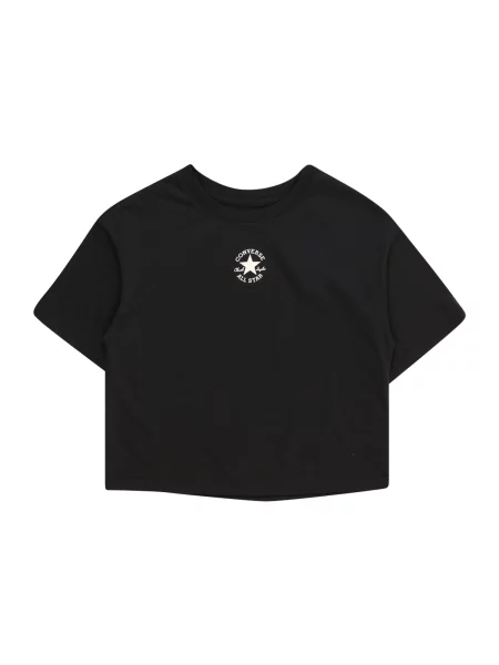 CONVERSE Tricou negru alb
