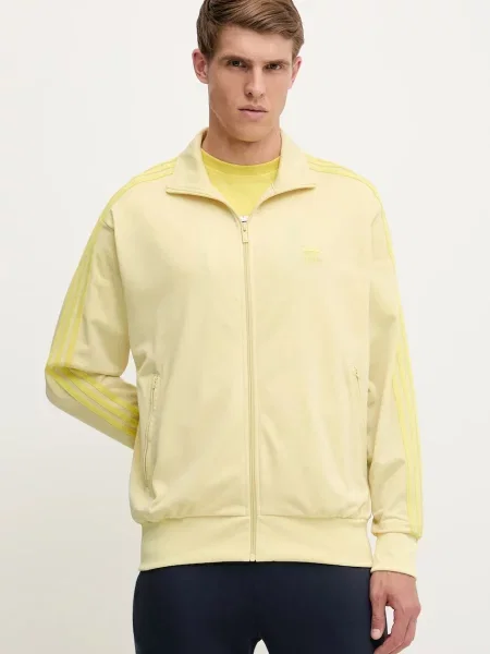 Dukserica adidas Originals Firebird s aplikacijom žuta