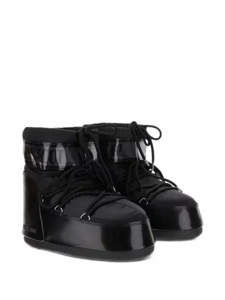 Botine Moon Boot din satin negru