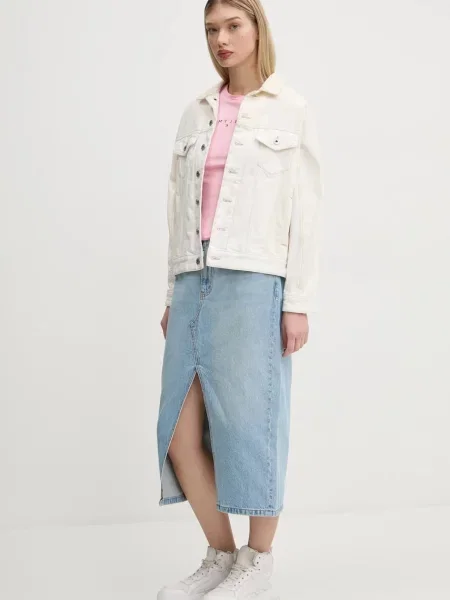 Jeans krilo Abercrombie & Fitch modra