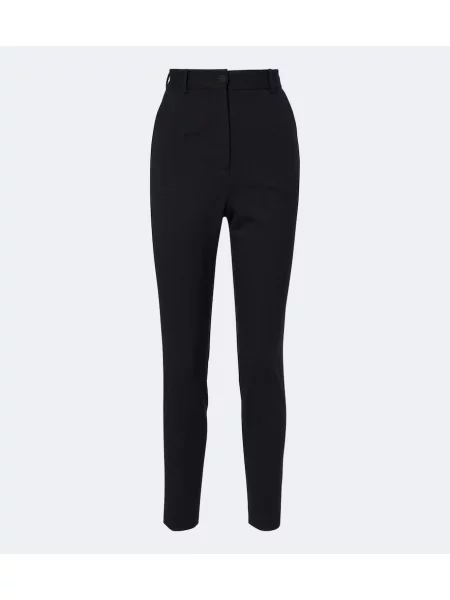 Pantaloni Dolce&gabbana de lână negru