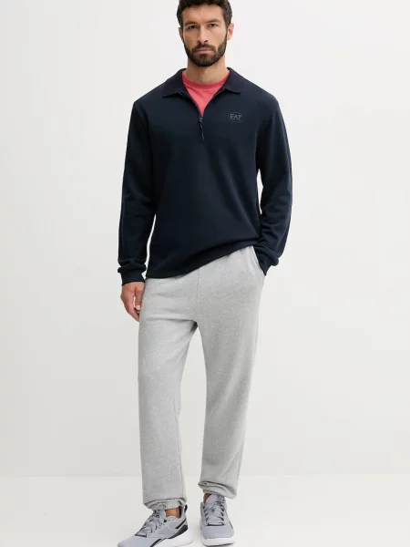 Emporio Armani t-shirt z nadrukiem różowy