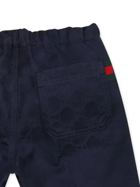 Spodnie dziecięce Gucci niebieskie