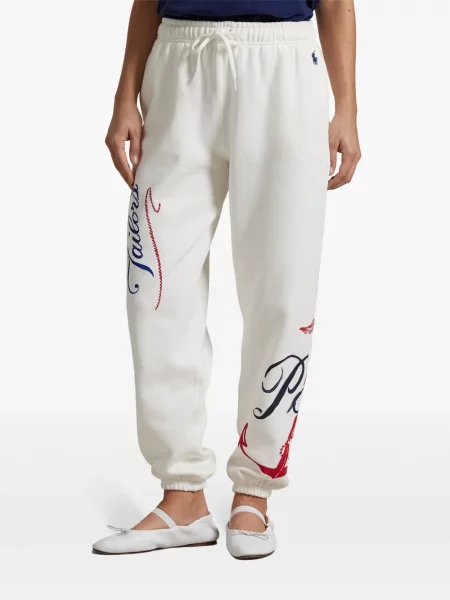 Vlněné dvouřadé polotričko Polo Ralph Lauren s autogramem zelené